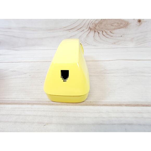 Vintage AT&T Touch Tone Traditional 100 Yellow Telephone Wall Phone - Picture 11 of 16